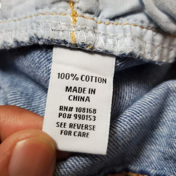 RSQ Women Light Wash Blue Denim Jeans High Rise Straight Leg Size 27 - Picture 8 of 10